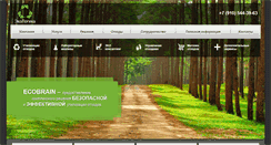 Desktop Screenshot of ecobrain.ru